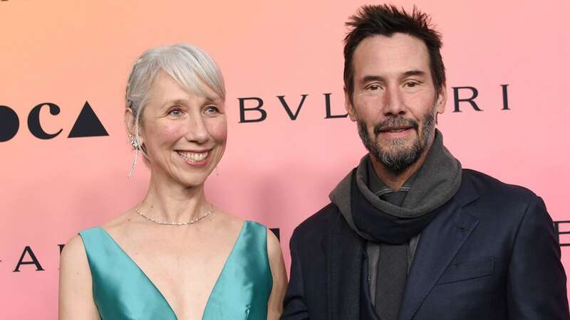 Keanu and Alexandra at the MOCA Gala 2024 (Image: WireImage)