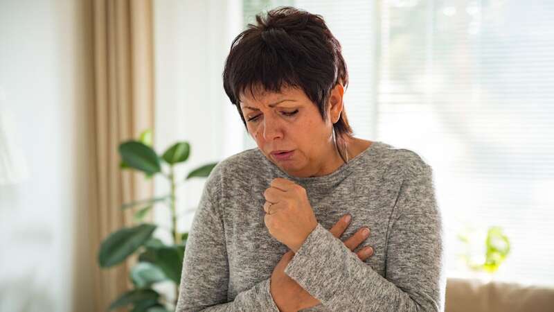 A cough that does not go away after three weeks is a main symptom of lung cancer (Image: Getty Images/iStockphoto)