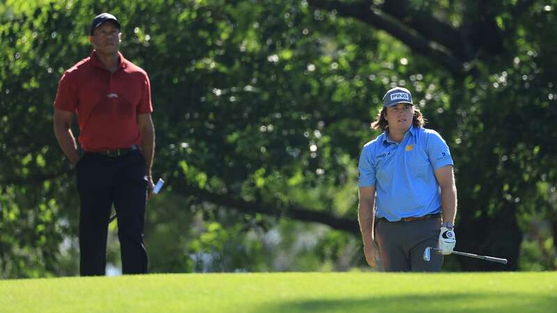 Tiger Woods and Neal Shipley played together on Sunday at the Masters (Image: Getty Images)