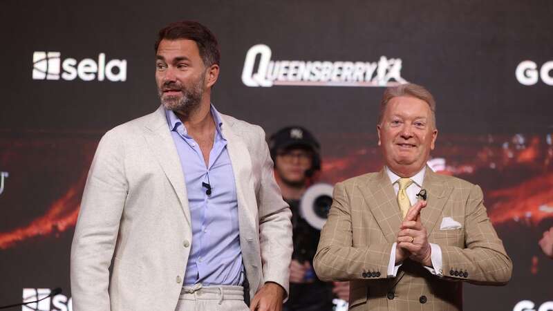 Eddie Hearn and Frank Warren (Image: Matchroom Boxing via Getty Image)