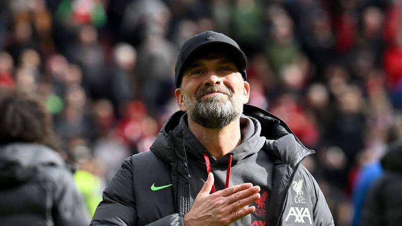 LIVERPOOL, ENGLAND - MARCH 31: (THE SUN OUT, THE SUN ON SUNDAY OUT) Manager Jurgen Klopp of Liverpool during during the Premier League match between Liverpool FC and Brighton & Hove Albion at Anfield on March 31, 2024 in Liverpool, England. (Photo by Nick Taylor/Liverpool FC/Liverpool FC via Getty Images)