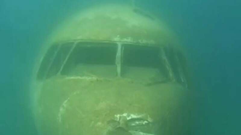 The formidable Lockheed Martin L1011 Tristar plane was sunk to the bottom of the Red Sea in 2019 (Image: Instagram/@deepbluedivecenter)