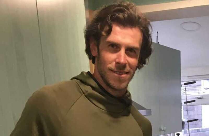 Bale pictured with sporting superstar just seven days ago