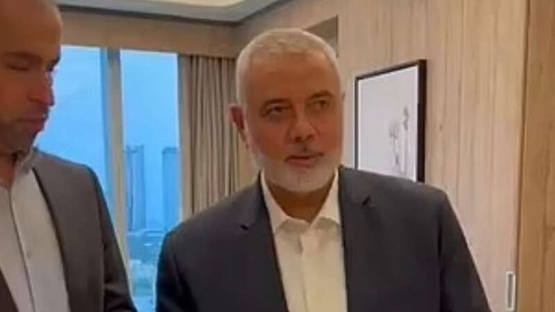 The IDF alleged that relatives of Ismail Haniyeh, 61, were Hamas operatives (Image: Twitter)