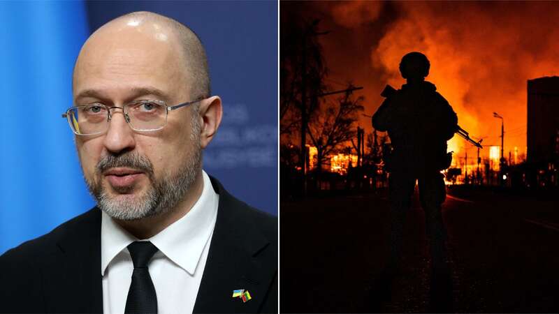 Ukrainian Prime Minister Denys Shmyhal issued a chilling World War 3 warning (Image: AFP via Getty Images)