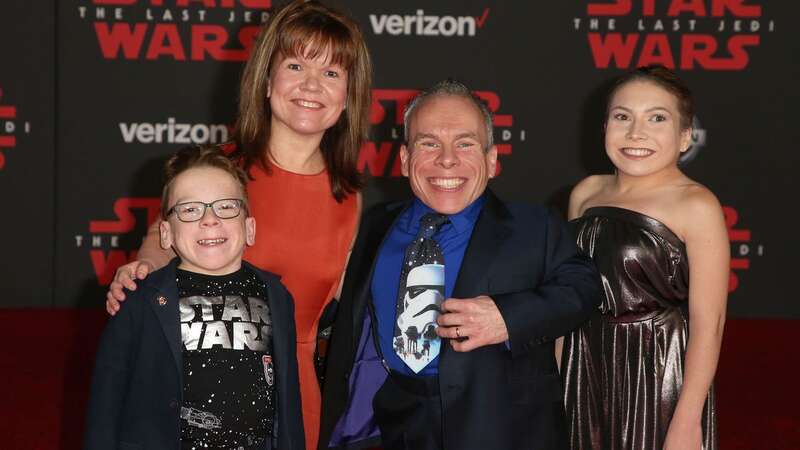 Warwick Davis’ wife Samantha shared a moving message to her two children weeks before she died.  (Image: MPIFS/Capital Pictures)