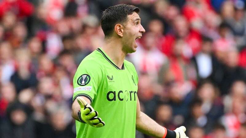 Emi Martinez in action vs Lille (Image: Dave Winter/REX/Shutterstock)