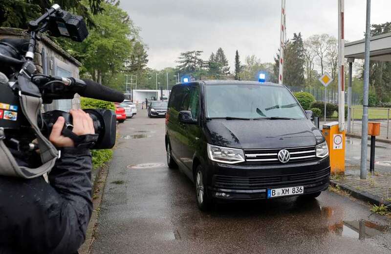 The pair were arrested in the Bavarian town of Bayreuth