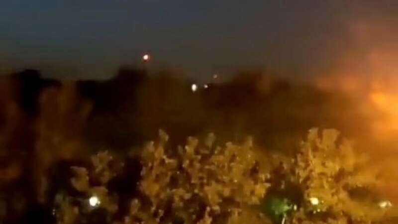 Explosions were seen in Isfahan, Iran, early Friday morning as rumours circulate about whether or not they