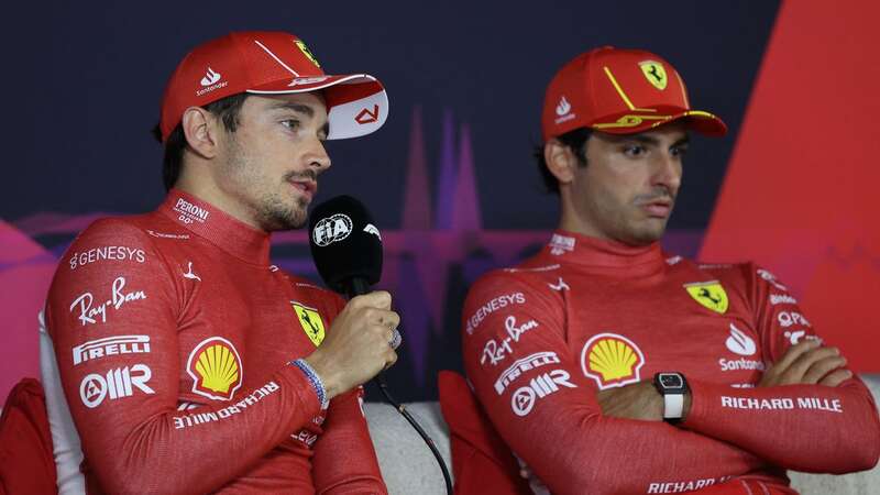 Ferrari drivers Charles Leclerc and Carlos Sainz (Image: AFP via Getty Images)