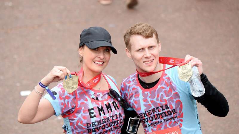 Emma Barton and Jamie Borthwick ran the London marathon in 2019 but will do so this year as part of an Eastenders special.