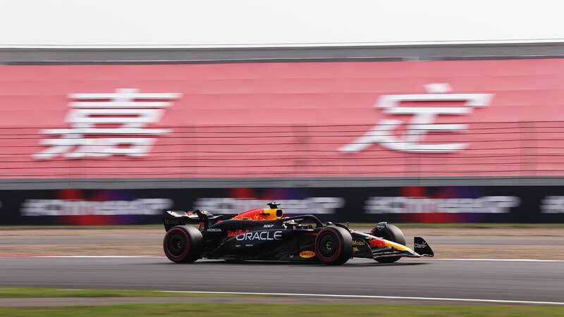 Max Verstappen on track at the Chinese Grand Prix (Image: Getty Images)