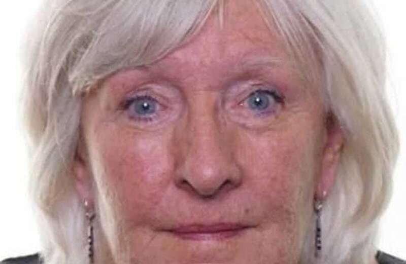 Mrs Smith was last seen carrying a suitcase getting into a black or navy blue estate car