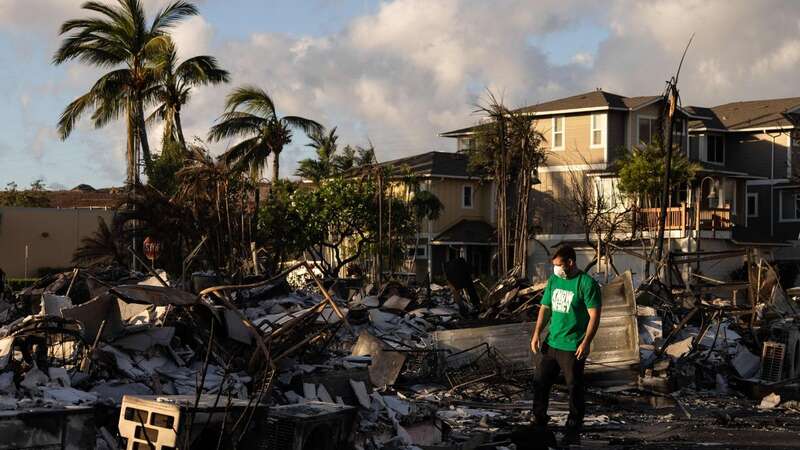 In August, Lahaina was hit by a devastating fire that destroyed homes and claimed 101 lives (Image: AFP via Getty Images)