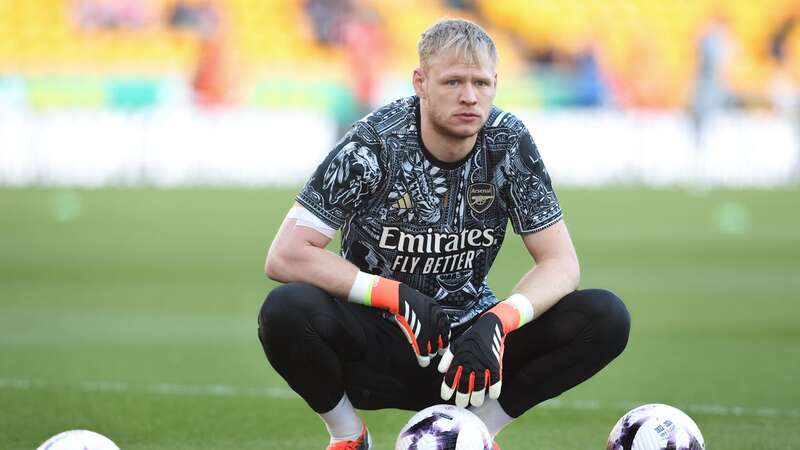 Aaron Ramsdale has spent much of the season watching from the Arsenal bench