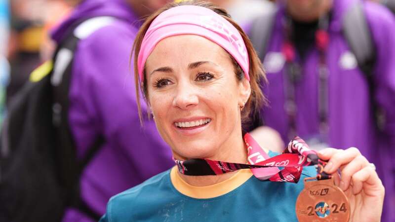 Natalie Pinkham has taken on the challenge of the London Marathon as a tribute to her pal Caroline Flack