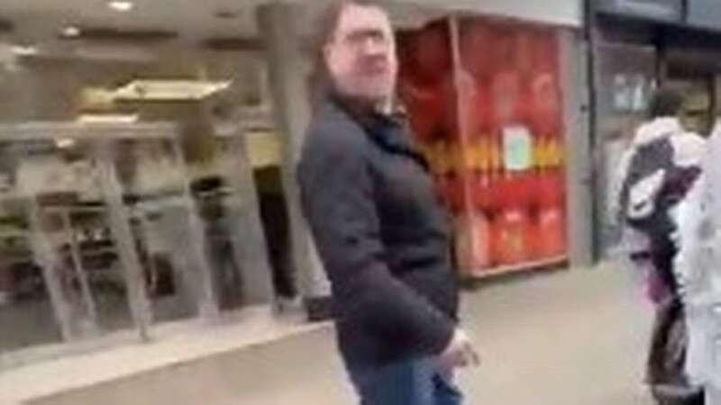 Racist thug caught on camera attacking Muslim women on UK street