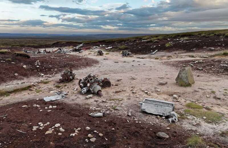 The spine-chilling site also has numerous crosses laid in the ground