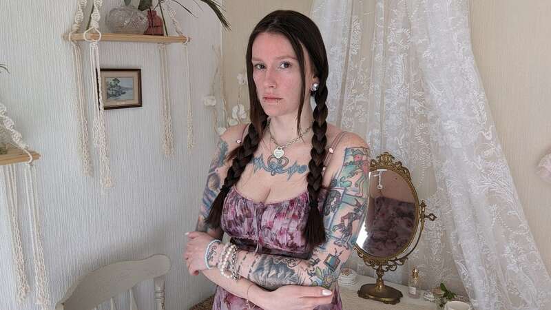 Rose Nicholson says she regrets every single tattoo (Image: Rose Nicholson/SWNS)