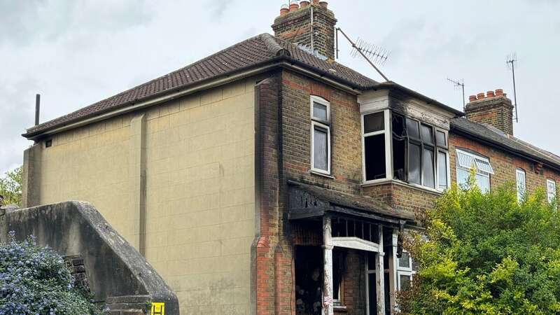 Two people have died in the fire at a home in Walthamstow, London (Image: UKNIP)