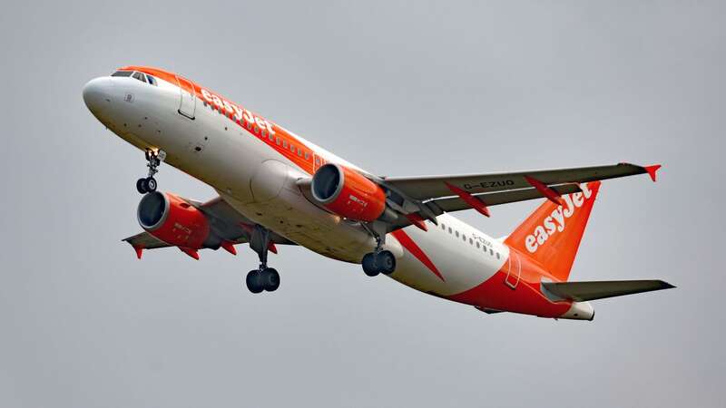 The easyJet flight was forced to land due to two 