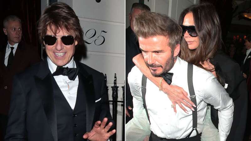 Tom Cruise attended Victoria Beckham