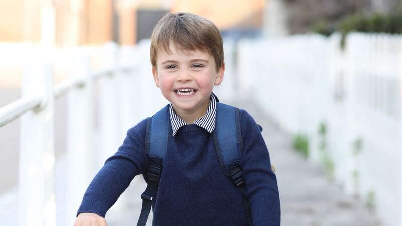 William and Kate a sweet snap of Prince Louis on his bike to celebrate his third birthday (Image: KENSINGTON PALACE/AFP via Getty)