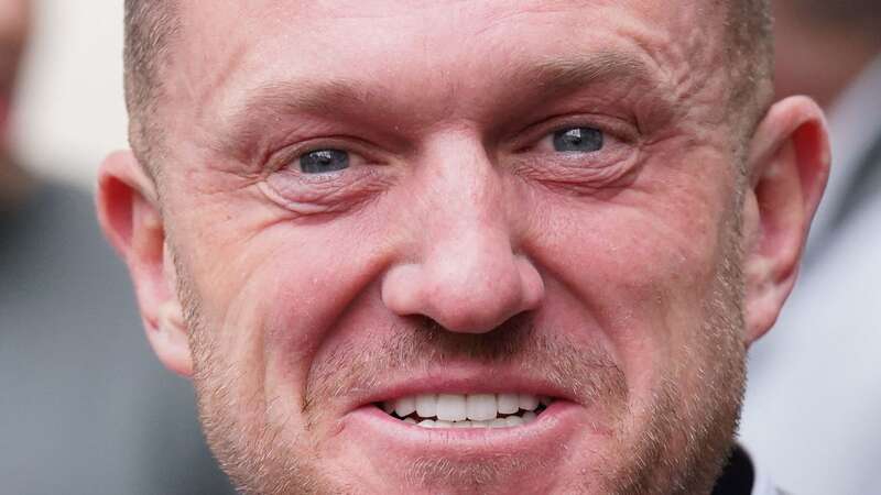 Stephen Yaxley Lennon who goes by the name Tommy Robinson outside court today (Image: PA)