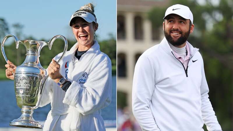 Scottie Scheffler praised Nelly Korda after she won her fifth consecutive start (Image: Andrew Redington/Getty Images)