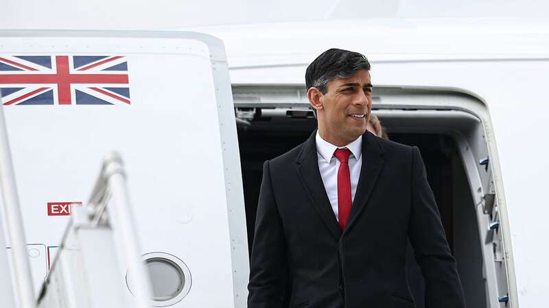 Pime Minister Rishi Sunak arrives at Warsaw Chopin Airport during a visit to Poland and Germany (Image: PA Wire/PA Images)