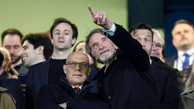 Sir Jim Ratcliffe pointing while stood next to Sir Dave Brailsford (Image: Getty Images)