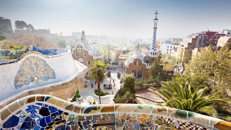 Tourists heading to Park Guell have been clogging up the bus routes (Image: Getty Images)