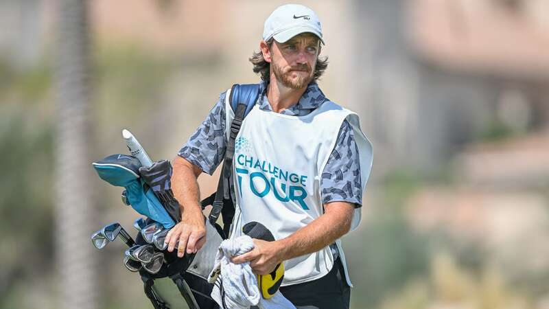 Tommy Fleetwood is caddying for his stepson Oscar Craig this week (Image: Octavio Passos/Getty Images)