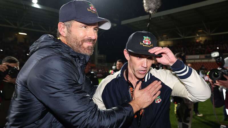 Rob McElhenney alongside Wrexham co-chairman Ryan Reynolds