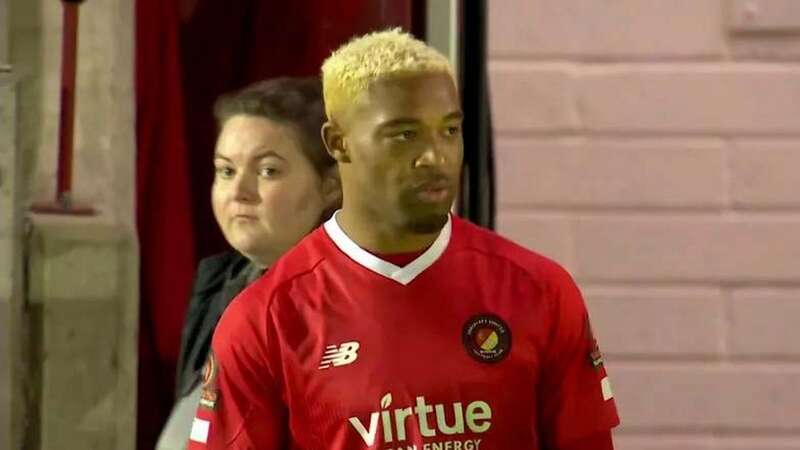 Jordon Ibe has left Ebbsfleet after making one appearance (Image: TNT Sports)