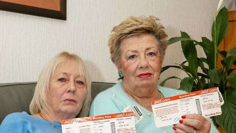 Linda and Wendy had hoped to head to Majorca but were instead taken to Menorca