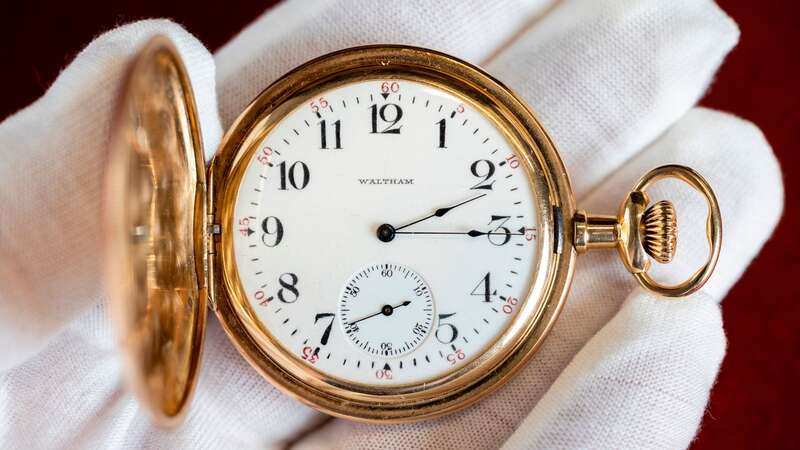 The gold watch that sold for £1.175million (Image: CorinMesser/BNPS)