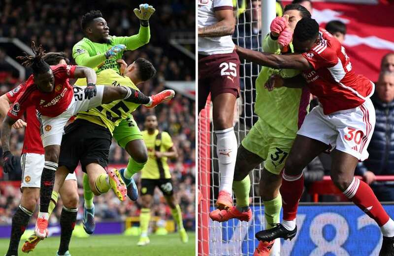 Man City keeper stirs debate in 2-0 win after flattening Forest defender Bola