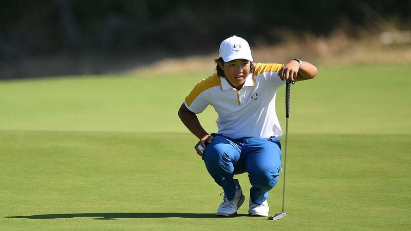 British prospect golfing Kris Kim is set to make his PGA Tour debut before he has even sat his GCSEs (Image: Getty)