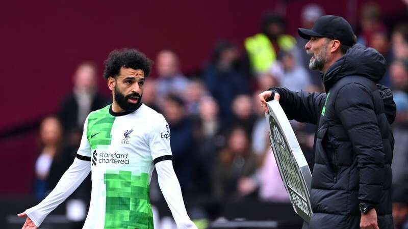 Jurgen Klopp was seen rowing with Mohamed Salah during Liverpool