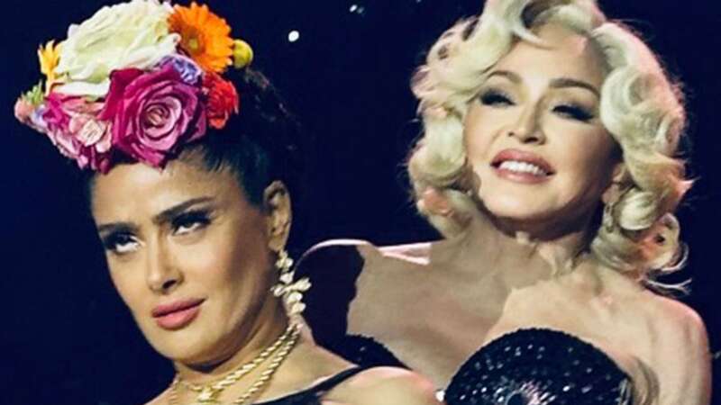 Salma Hayek embodied Frida Kahlo for Madonna