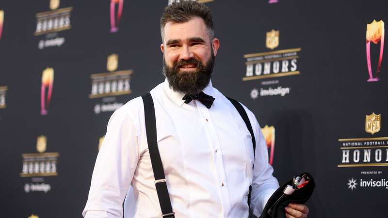 Jason Kelce arrives for the NFL Honors show (Image: Getty Images)