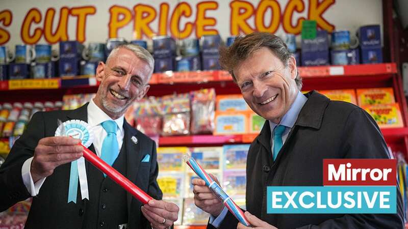 Reform UK candidate for Blackpool South, Mark Butcher, left, posing with party leader Richard Tice, right (Image: Getty Images)