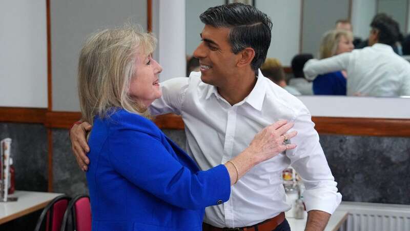 Tory London Mayor candidate Susan Hall with Rishi Sunak (Image: POOL/AFP via Getty Images)