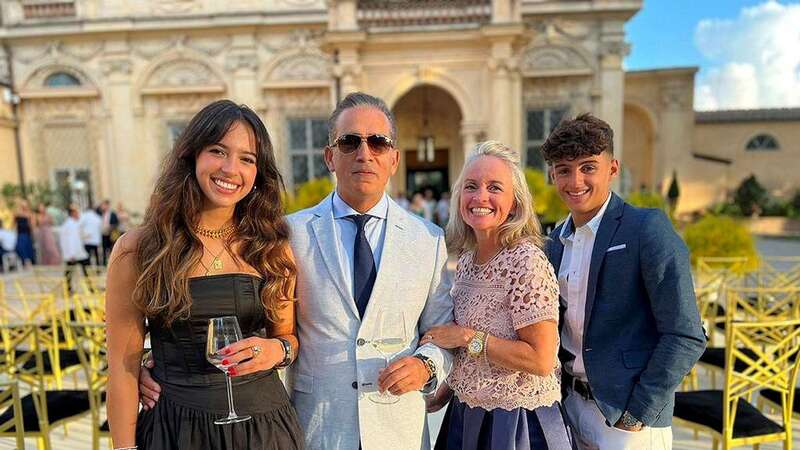 Grace O’Malley-Kumar (l) pictured with her family (Image: Nottinghamshire Police / SWNS)