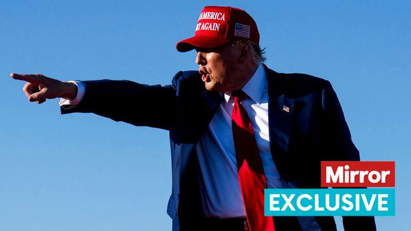 Donald Trump during a rally in Freeland, Michigan (Image: Getty Images)