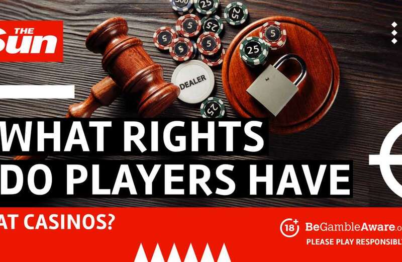 What rights do casino players have at online casinos?