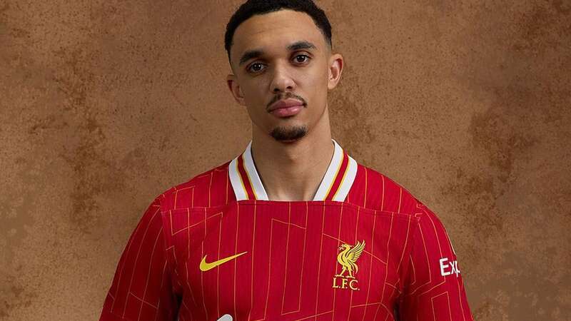 Trent Alexander-Arnold in new Liverpool kit (Image: Liverpool FC)