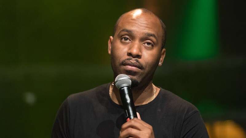 Dane Baptiste been dropped by his agent after issuing a death threat to a female comic (Image: Getty Images)