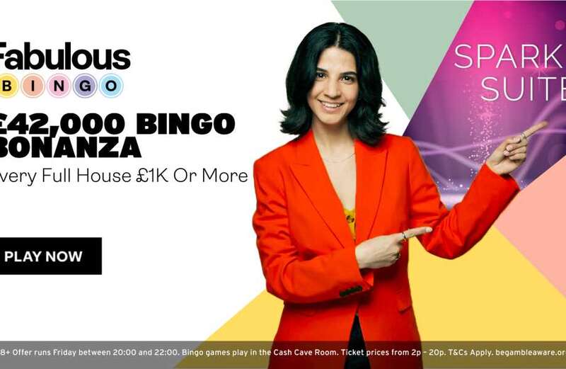 Join Fabulous Bingo for a £42,000 session with £1,000 full house prizes